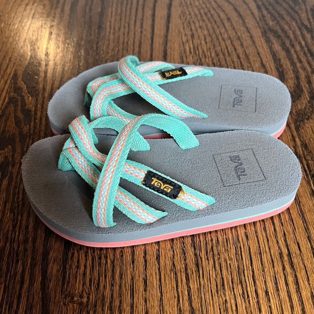 Teva Girls’ Olowahu - Lindi Sea Glass / Coral (US 11)